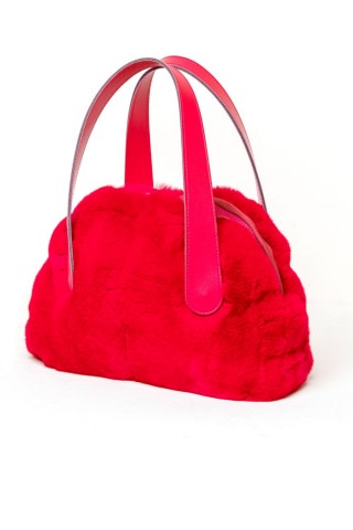 Crescent moon red model bag