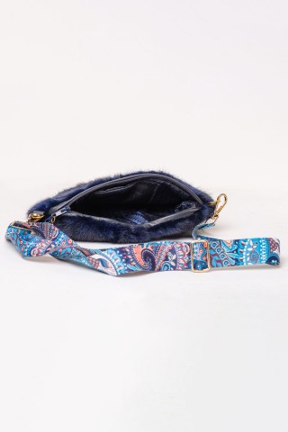 Mini fanny pack blue model...